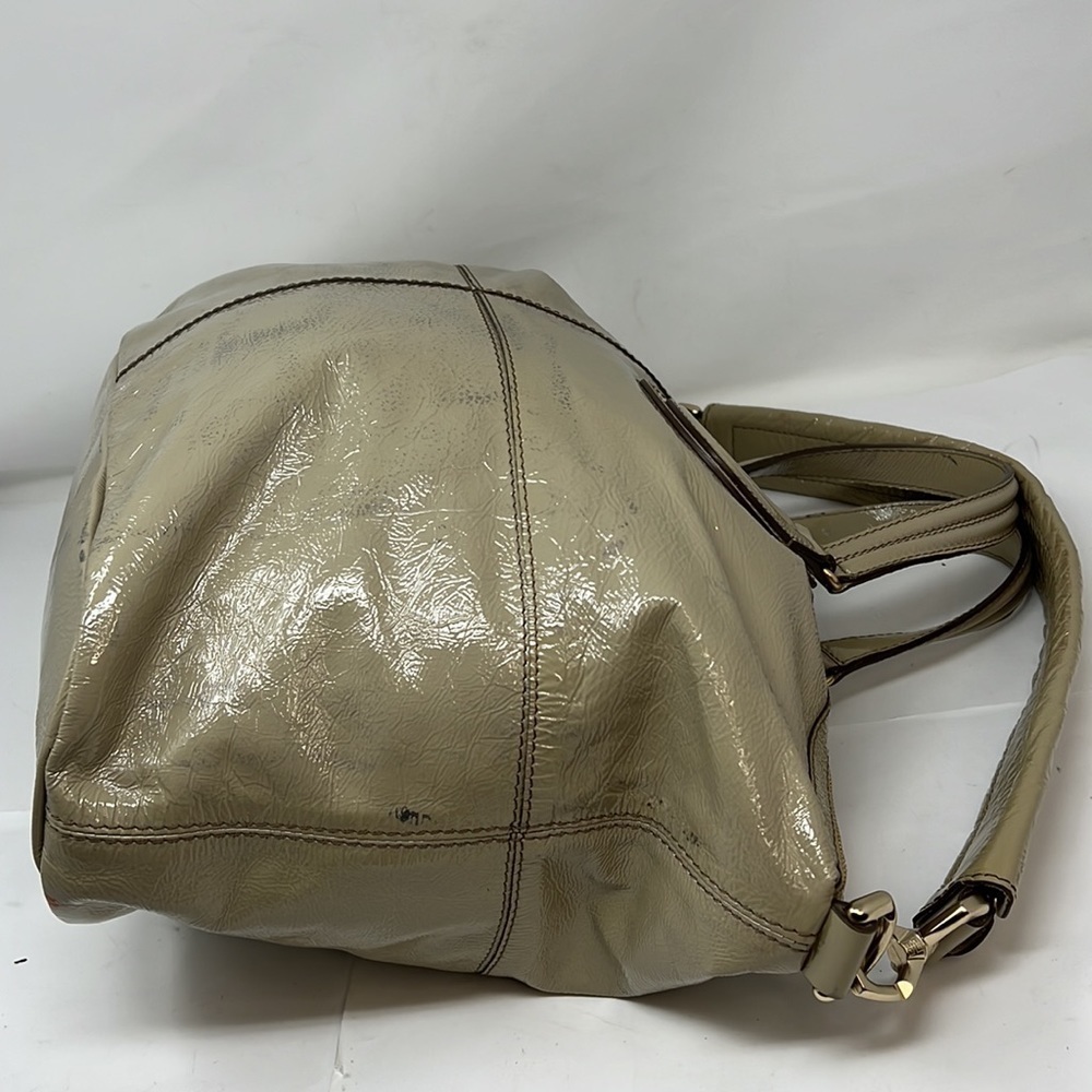 Givenchy Large Gray Taupe Patent Leather Nightingale Bag - Picture 6 of 16